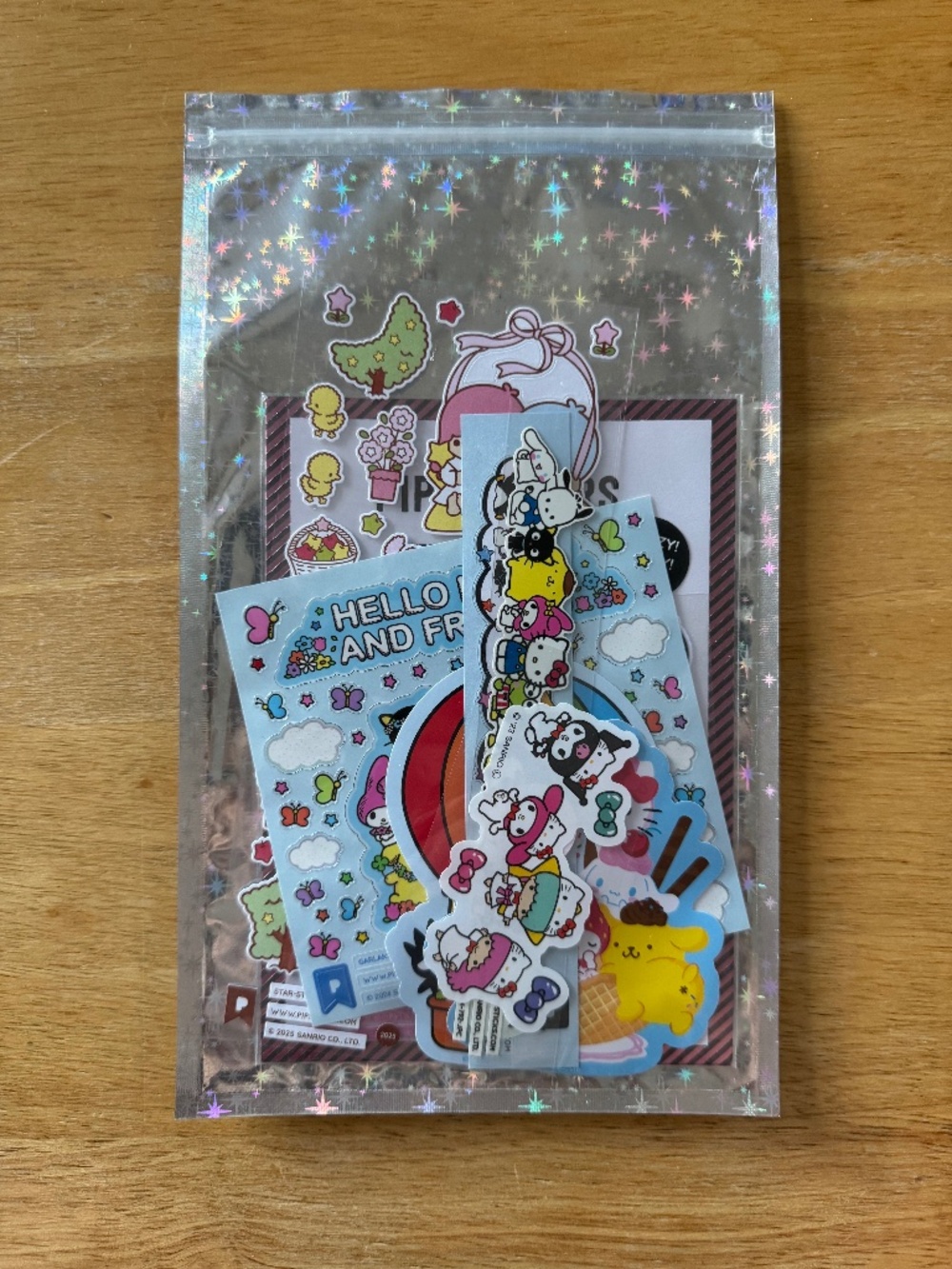 Sanrio Pipsticks Collaboration Twin Little Stars Custom Sticker Pack